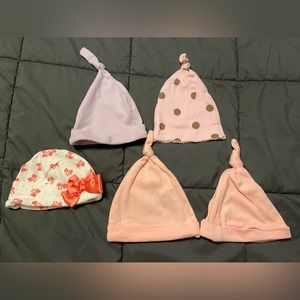 Baby girl hats 0-3 months